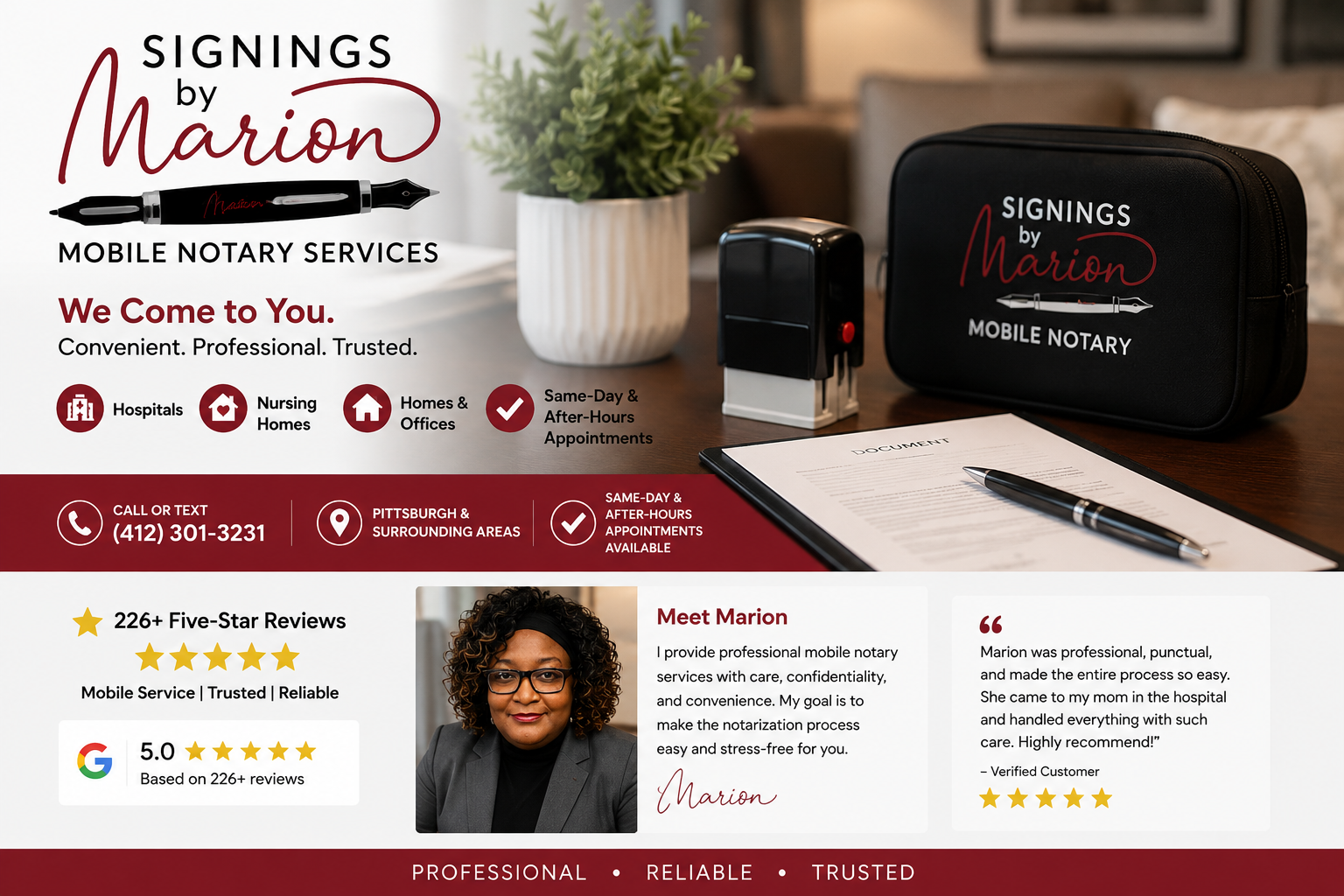 Signings By Marion Reviews and Mobile Notary Services